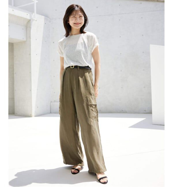 SLOBE IENA「《追加》スラブ5分袖TEE」|Tシャツ・カットソー|