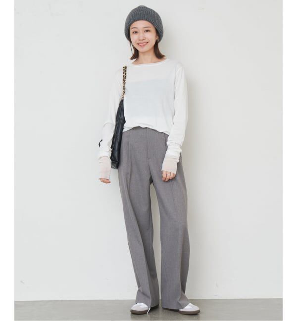 SLOBE IENA「《WEB限定カラーあり/追加7予約》レイヤードスリーブロンTEE」|Tシャツ・カットソー|