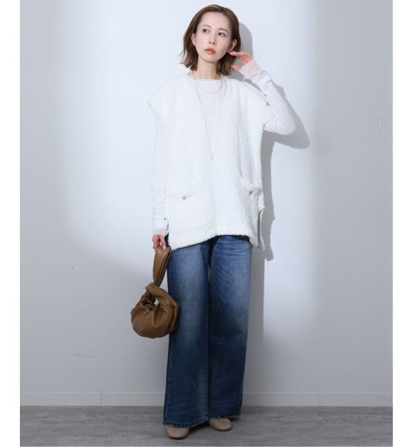 SLOBE IENA「《WEB限定カラーあり/追加7予約》レイヤードスリーブロンTEE」|Tシャツ・カットソー|