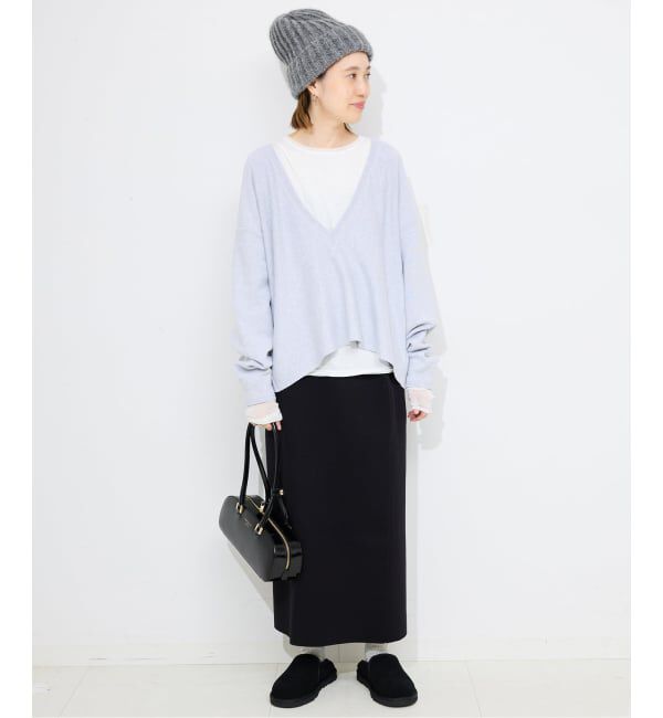 SLOBE IENA「《WEB限定カラーあり/追加7予約》レイヤードスリーブロンTEE」|Tシャツ・カットソー|