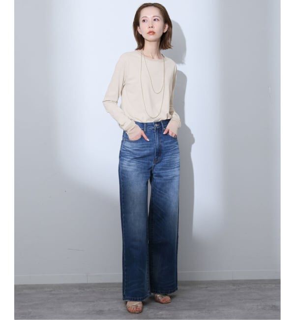 SLOBE IENA「《WEB限定カラーあり/追加7予約》レイヤードスリーブロンTEE」|Tシャツ・カットソー|