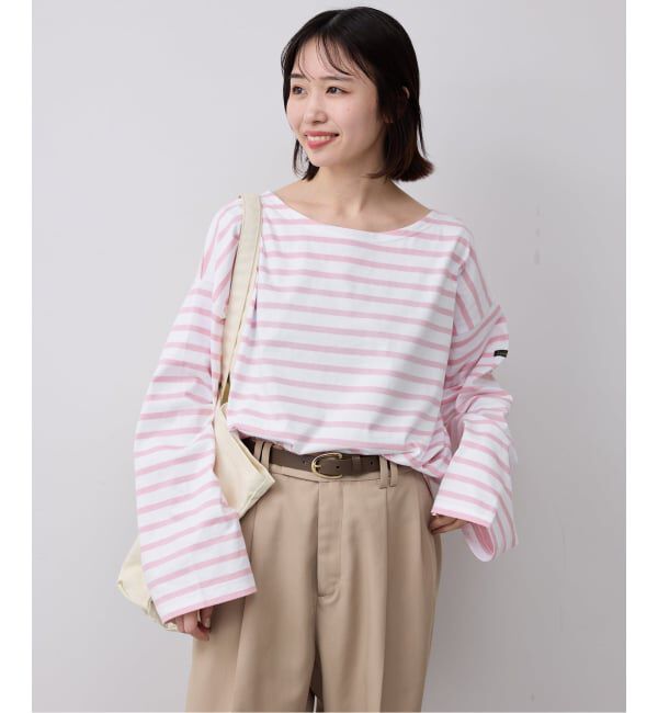 SLOBE IENA「《追加》LE MINOR/ルミノア SLOBE別注 ビッグボーダロンTEE」|Tシャツ・カットソー|