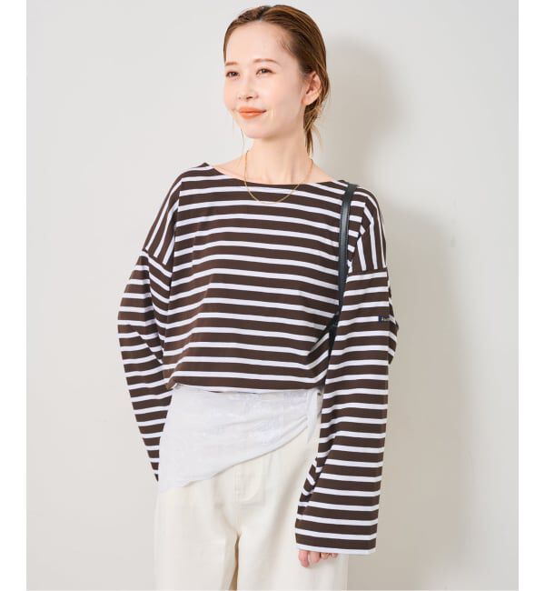 SLOBE IENA「《追加》LE MINOR/ルミノア SLOBE別注 ビッグボーダロンTEE」|Tシャツ・カットソー|