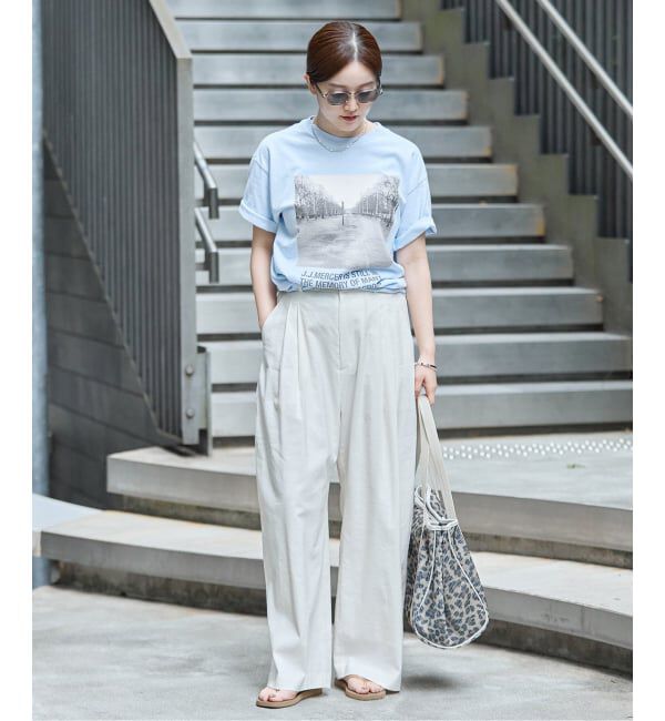 IENA「J.J.Mercer/ジェイジェイマーサー フレンチフォトTシャツ C」|Tシャツ・カットソー|