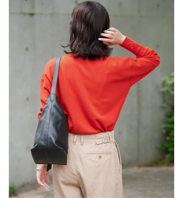 SLOBE IENA「HANES/ヘインズ SLOBE別注 ヘンリーネックワッフル ロンTEE」|Tシャツ・カットソー|
