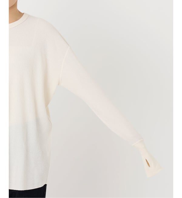 SLOBE IENA「HANES/ヘインズ SLOBE別注 ヘンリーネックワッフル ロンTEE」|Tシャツ・カットソー|