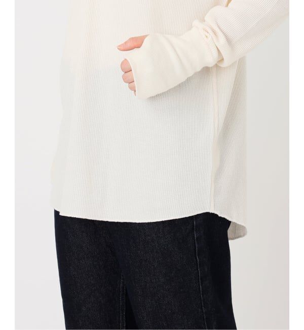 SLOBE IENA「HANES/ヘインズ SLOBE別注 ヘンリーネックワッフル ロンTEE」|Tシャツ・カットソー|