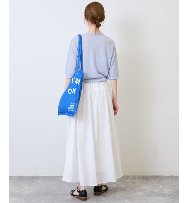 SLOBE IENA「《WEB限定/追加2》シアー天竺5分袖Tシャツ」|Tシャツ・カットソー|