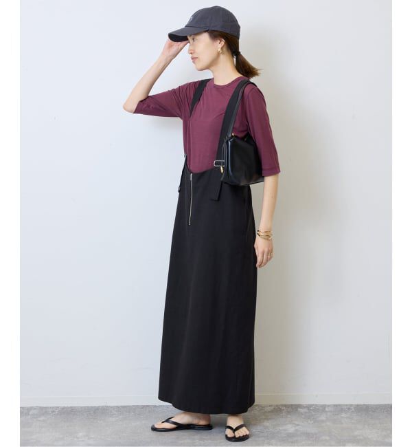 SLOBE IENA「《WEB限定/追加2》シアー天竺5分袖Tシャツ」|Tシャツ・カットソー|