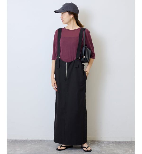 SLOBE IENA「《WEB限定/追加2》シアー天竺5分袖Tシャツ」|Tシャツ・カットソー|