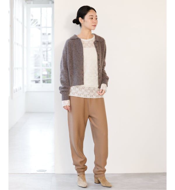 IENA「《予約》シアーレースクループルオーバー」|Tシャツ・カットソー|