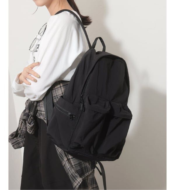 JOURNAL STANDARD relume「RELUME ダブルポケットリュック」|リュック|ブラック