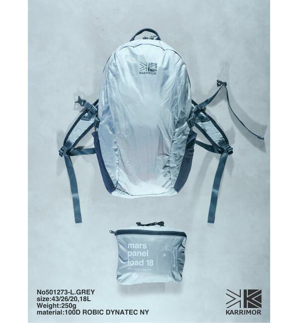 JOURNAL STANDARD「KARRIMOR / カリマー mars panel load 18」|リュック|グレー