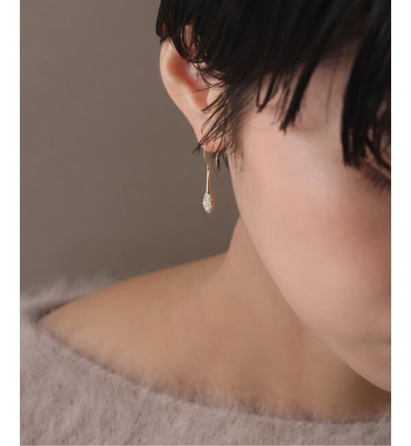 Lilas by Spick&Span「リファインドダイヤパヴェピアス K18（両耳）」|ピアス|
