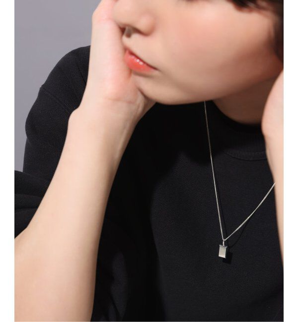 Spick and Span「《WEB限定》【SAMH by LILAS】インゴットモチーフ50cmネックレス SV」|ネックレス|