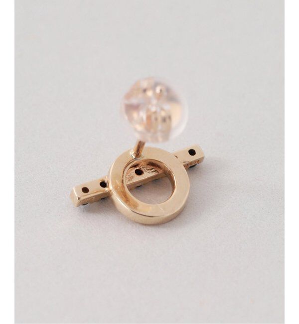 Lilas by Spick&Span「オニキスマンテルピアス K10（両耳）」|ピアス|