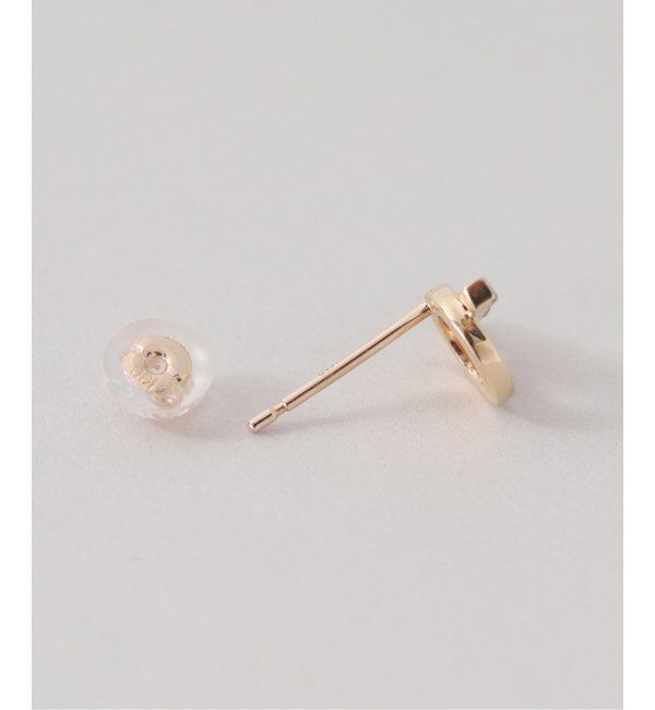 Lilas by Spick&Span「オニキスマンテルピアス K10（両耳）」|ピアス|