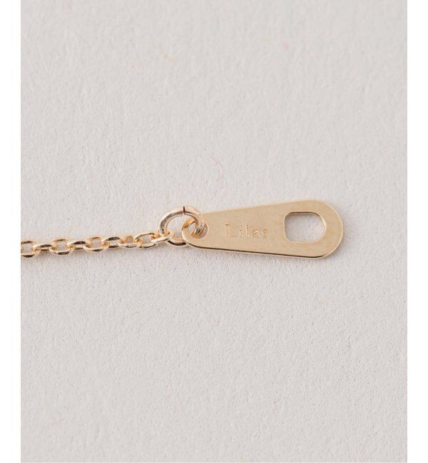 Lilas by Spick&Span「グリッターチェーン55cmネックレス K10」|ネックレス|