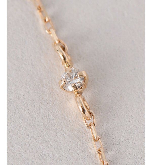 Lilas by Spick&Span「ティアドロップルチルYネックレス K10」|ネックレス|