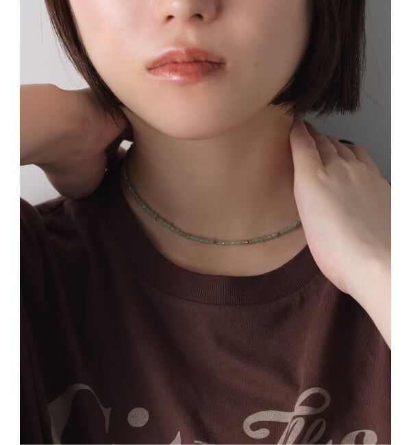 Spick and Span「【SAMH by LILAS】アベンチュリンネックレス SV」|ネックレス|