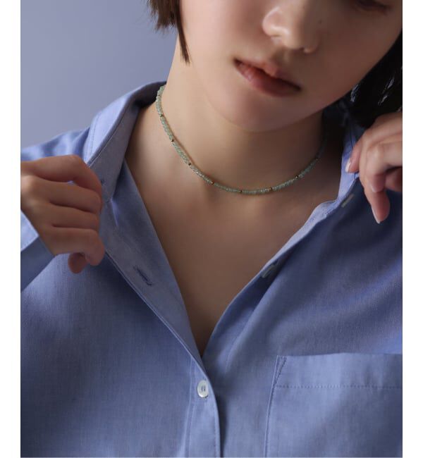 Spick and Span「【SAMH by LILAS】アベンチュリンネックレス SV」|ネックレス|