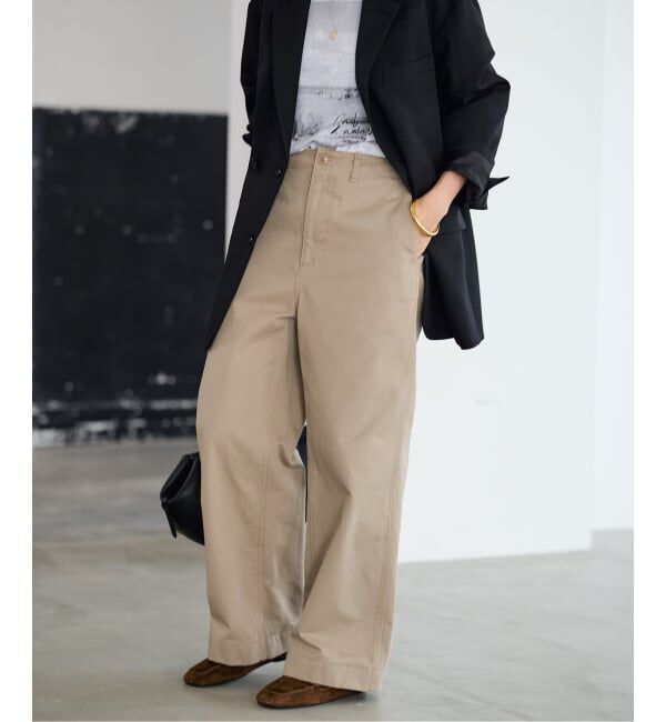 FRAMeWORK「≪WEB限定 / 追加≫OVER SIZED CHINO パンツ 3」|チノ|
