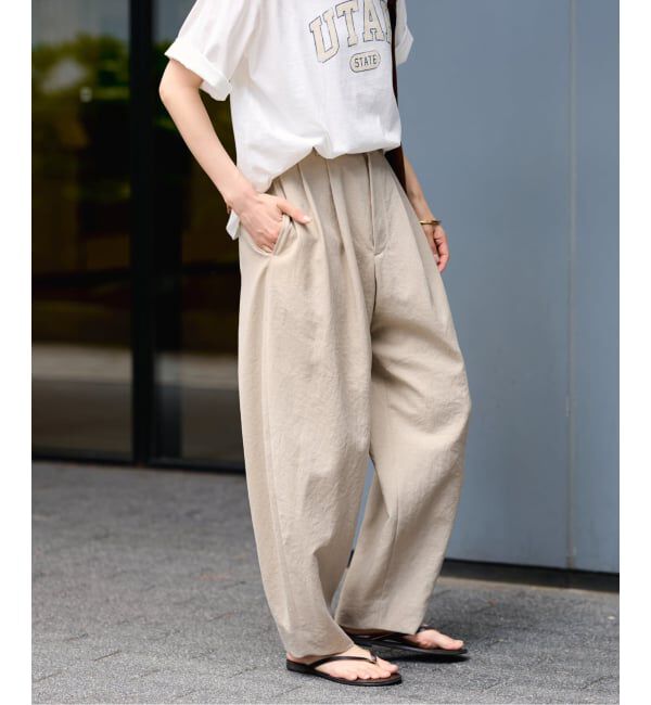 FRAMeWORK「ポリエステルトロタックパンツ」|その他|