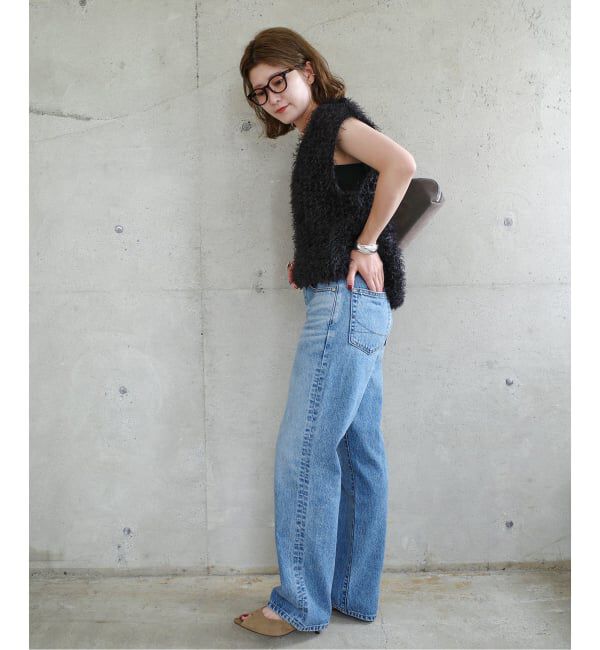 Spick and Span「フェザーヤーンニットベスト」|ベスト・ジレ|