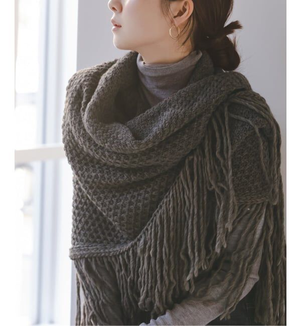 NOBLE「FRATTELLI TALLI/フラッテリ タッリ FRINGE STOLE」|ストール|