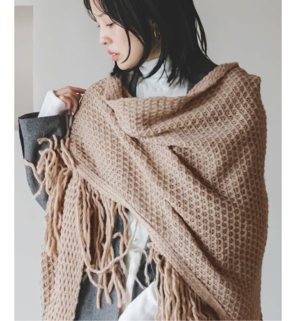 NOBLE「FRATTELLI TALLI/フラッテリ タッリ FRINGE STOLE」|ストール|