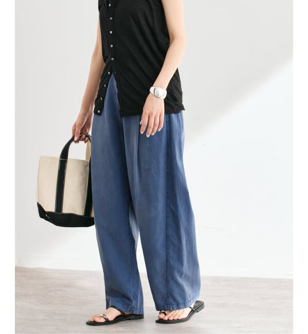 FRAMeWORK「GARMENT DYEDカーブパンツ」|その他|