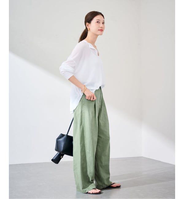 FRAMeWORK「GARMENT DYEDカーブパンツ」|その他|