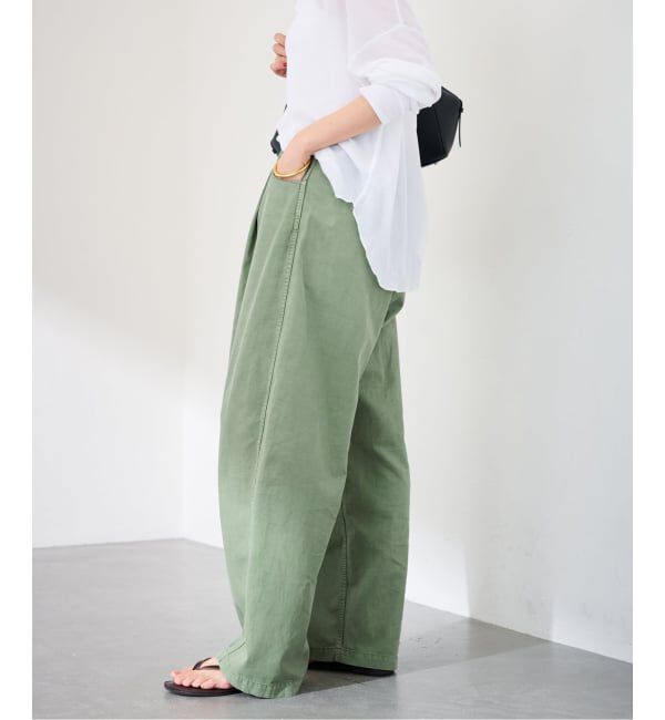 FRAMeWORK「GARMENT DYEDカーブパンツ」|その他|