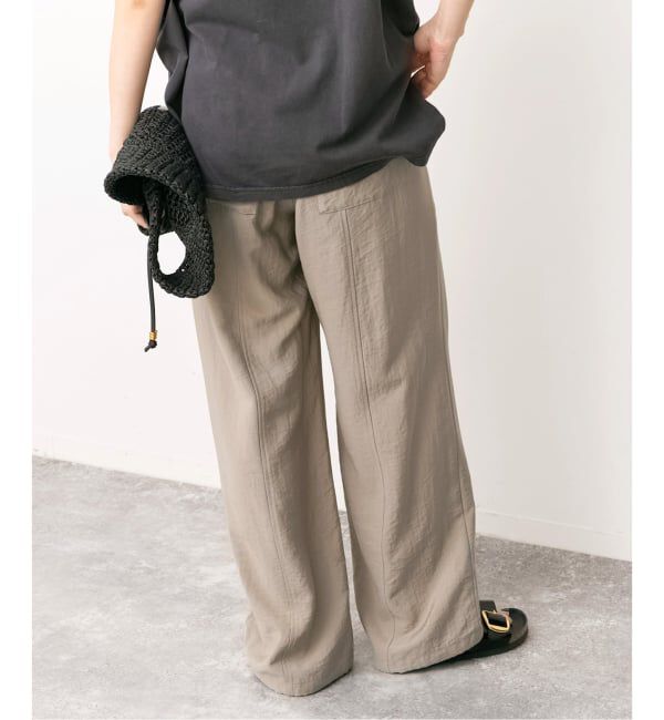 Spick and Span「《WEB限定 / 追加2予約》ドレープツイルイージーファティーグパンツ」|その他|