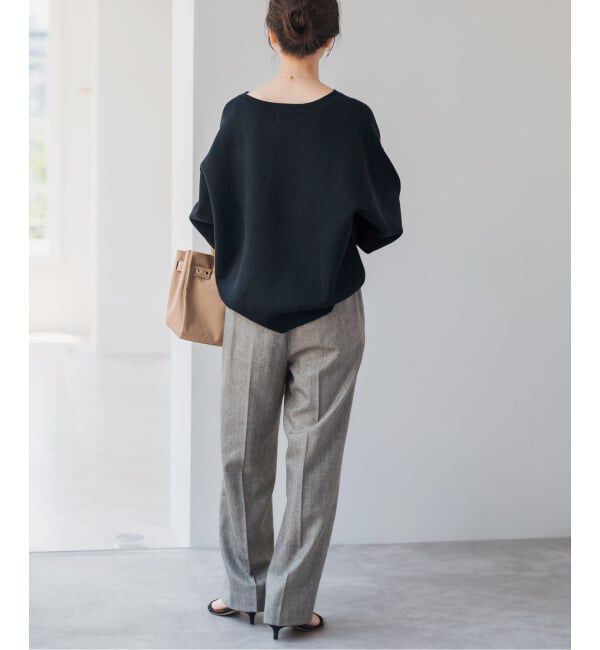 Spick and Span「《WEB限定カラー有り / 追加予約》メタルボタンヘンリーネックニット」|ニット・セーター|