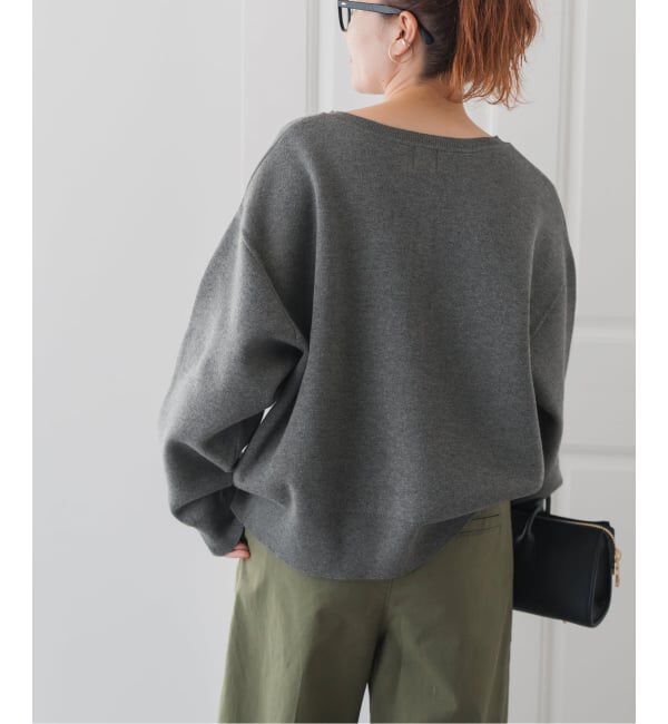 Spick and Span「《WEB限定カラー有り / 追加予約》メタルボタンヘンリーネックニット」|ニット・セーター|