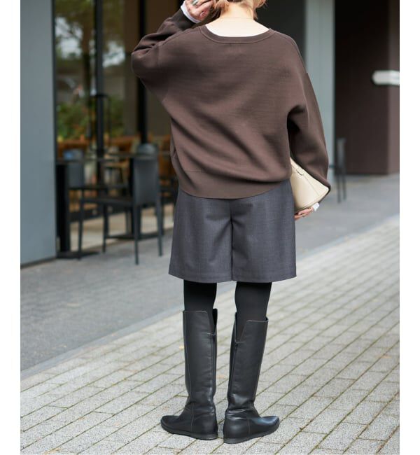 Spick and Span「《WEB限定カラー有り / 追加予約》メタルボタンヘンリーネックニット」|ニット・セーター|