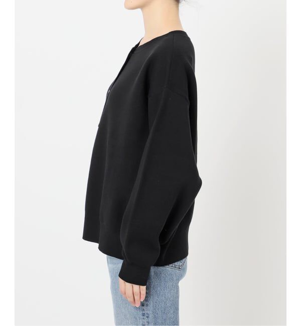 Spick and Span「《WEB限定カラー有り / 追加予約》メタルボタンヘンリーネックニット」|ニット・セーター|