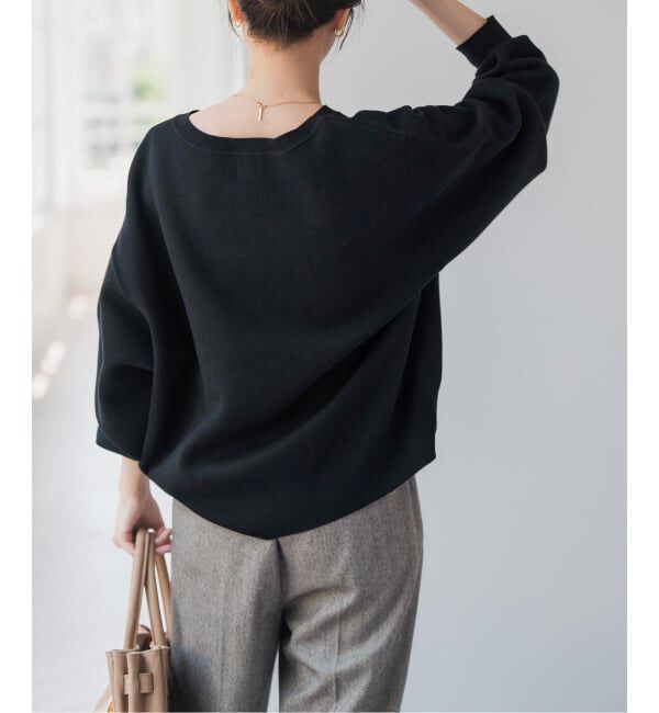 Spick and Span「《WEB限定カラー有り / 追加予約》メタルボタンヘンリーネックニット」|ニット・セーター|