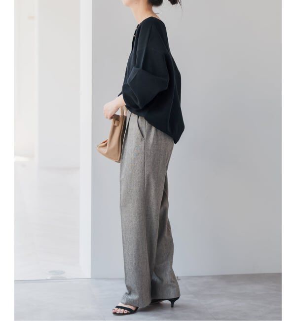 Spick and Span「《WEB限定カラー有り / 追加予約》メタルボタンヘンリーネックニット」|ニット・セーター|