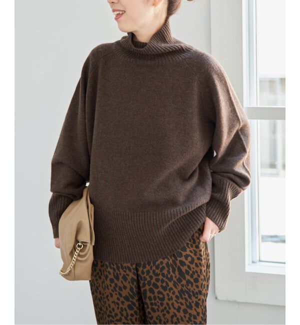 Spick and Span「《予約》ウールカシミヤハイネックプルオーバー」|ニット・セーター|
