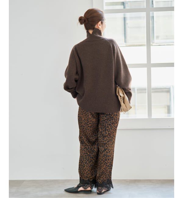 Spick and Span「《予約》ウールカシミヤハイネックプルオーバー」|ニット・セーター|