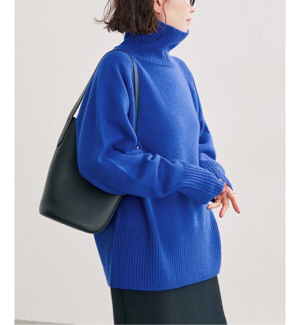 Spick and Span「《予約》ウールカシミヤハイネックプルオーバー」|ニット・セーター|