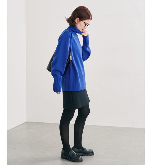 Spick and Span「《予約》ウールカシミヤハイネックプルオーバー」|ニット・セーター|