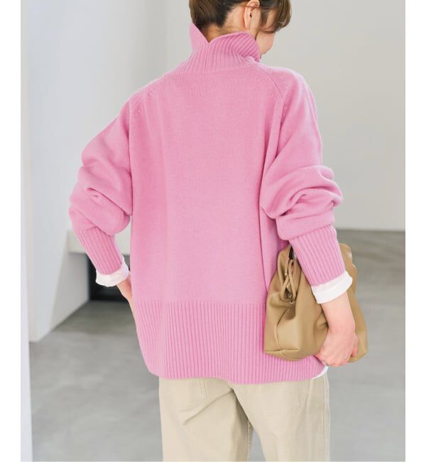 Spick and Span「《予約》ウールカシミヤハイネックプルオーバー」|ニット・セーター|