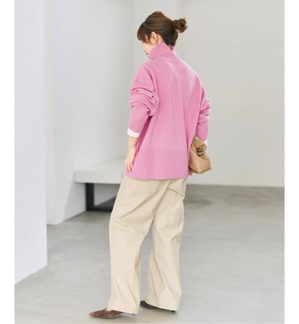 Spick and Span「《予約》ウールカシミヤハイネックプルオーバー」|ニット・セーター|