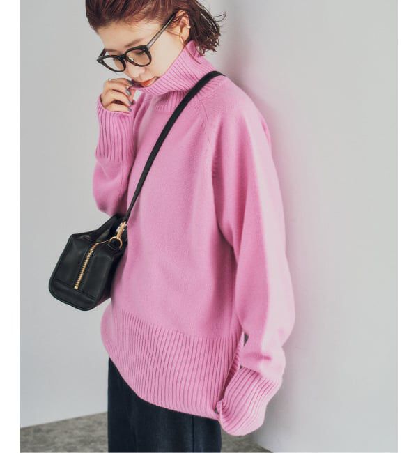 Spick and Span「《予約》ウールカシミヤハイネックプルオーバー」|ニット・セーター|