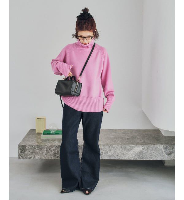 Spick and Span「《予約》ウールカシミヤハイネックプルオーバー」|ニット・セーター|