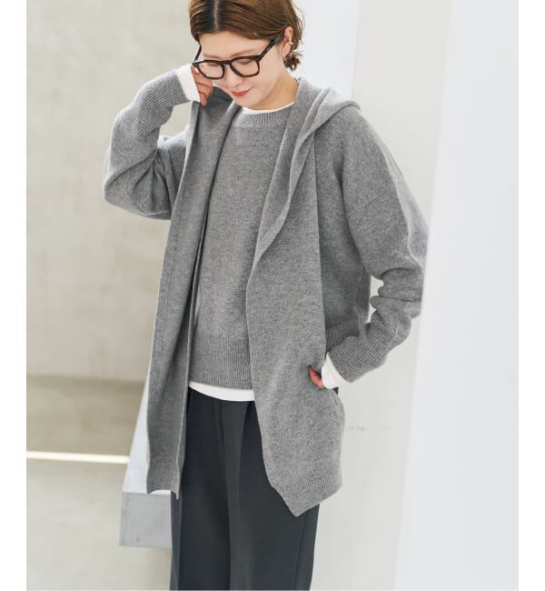 Spick and Span「《予約》ウールカシミヤフーディーストール」|ストール|