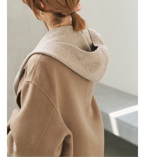Spick and Span「《予約》ウールカシミヤフーディーストール」|ストール|